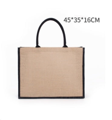 Laminated Waterproof Portable Burlap Bag