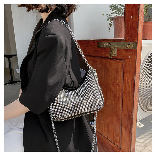 Popular Bright Diamond Women's New Fashion Messenger Bag