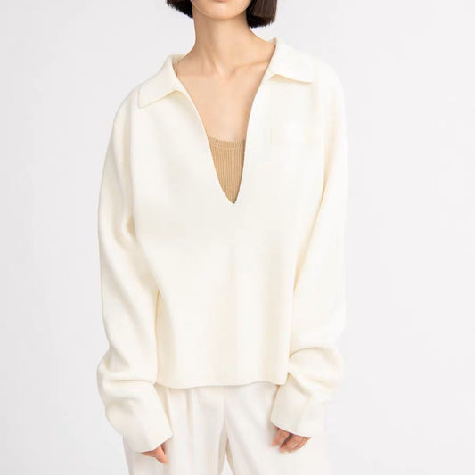 Profile Loose Casual Sweater Women's Clothing