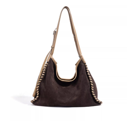 Womens Matte Leather Shoulder Commuter Crossbody Bag