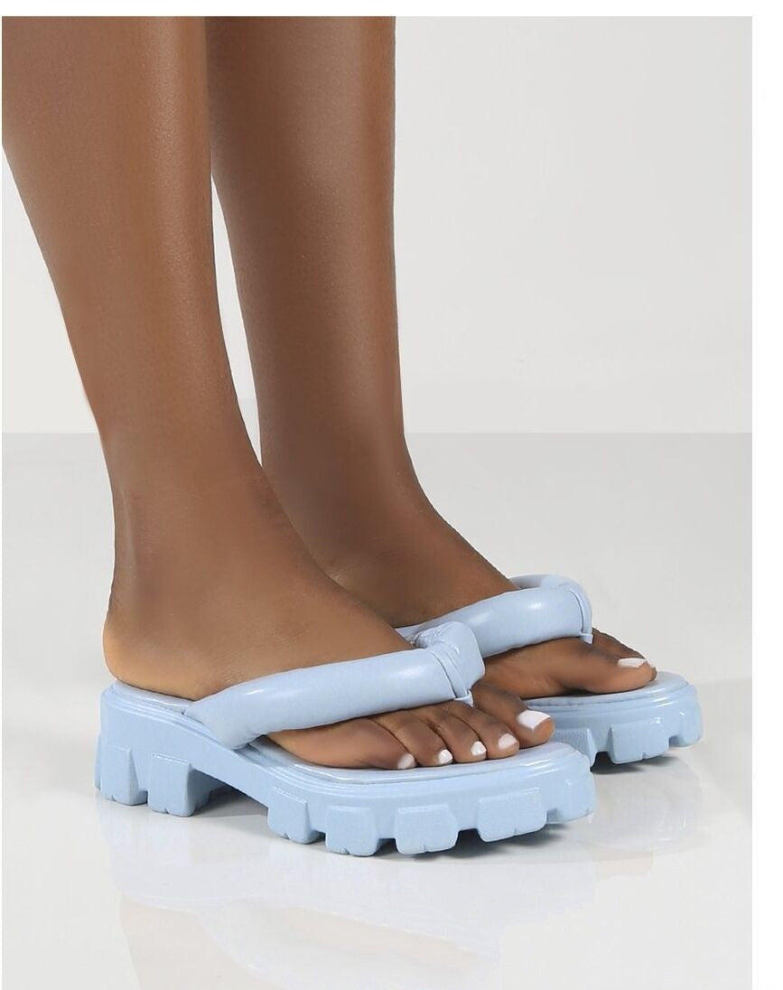 Thick-soled Slippers Women Wear High Roman Shoes In Summer