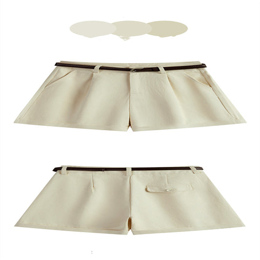 The New Korean Version Of The Small Straight All-match White Wide-leg Pants