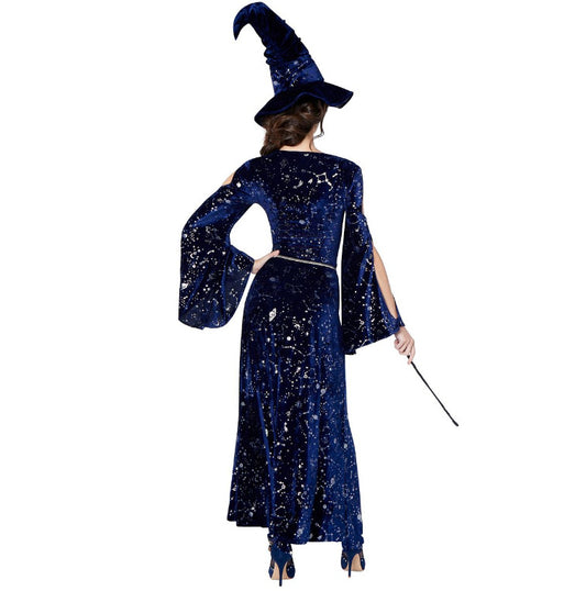 Performance Costume High-slit Witch Dress