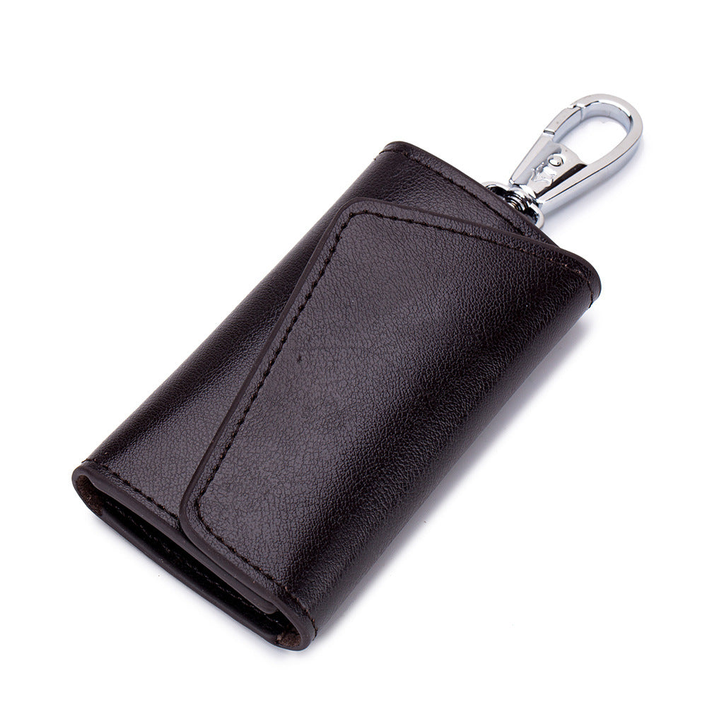 Fashionable Multifunctional Car Key Case Men's Leather