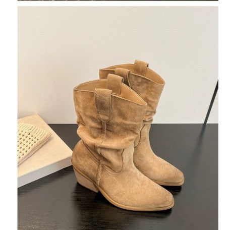 Women's Pointed-toe Slimming Ankle Bootsmartens Boots