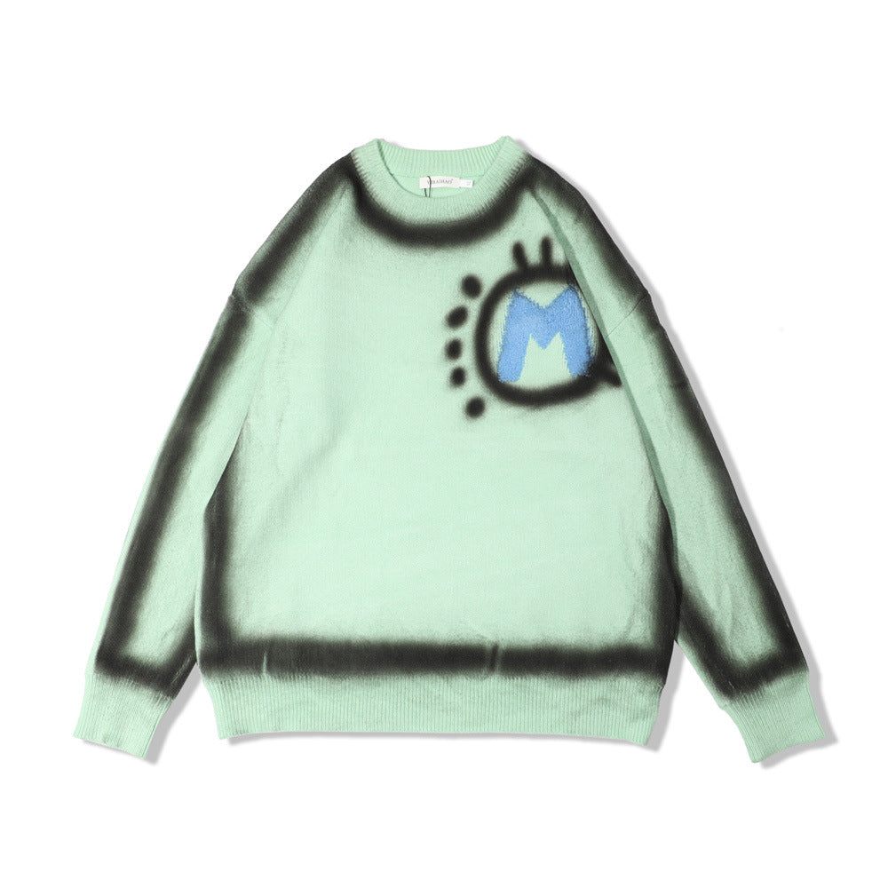Trendy Fashion Loose Crew Neck Sweater