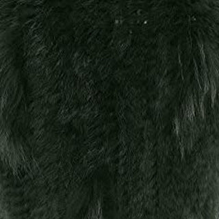 Rabbit Fur Woven Fur Triangle Shawl