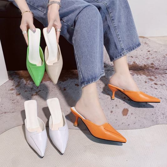 Fashion Simple Pointed Stiletto High Heels