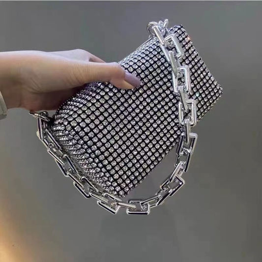 Fashion Diamond Bag Handheld Crossbody