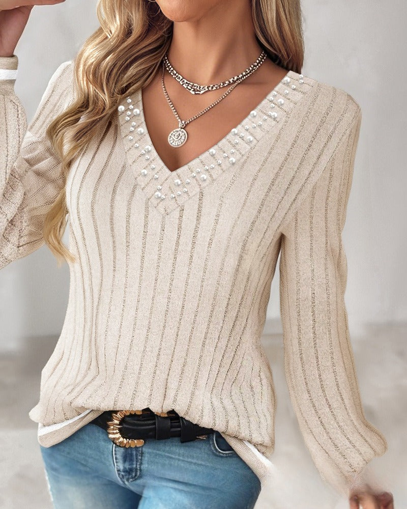 Womens Fashion Round-neck Crossover Short-sleeve Top
