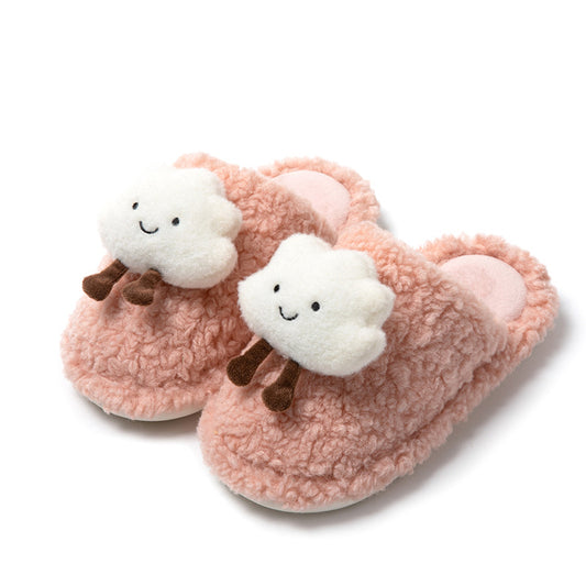 Cloud Baotou Cotton Slippers Cartoon Plush