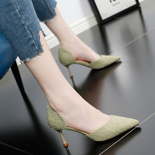 All-match Small Pointed Single Shoes Summer