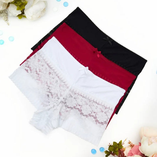 Women's Plus Size Lace Stitching Underwear