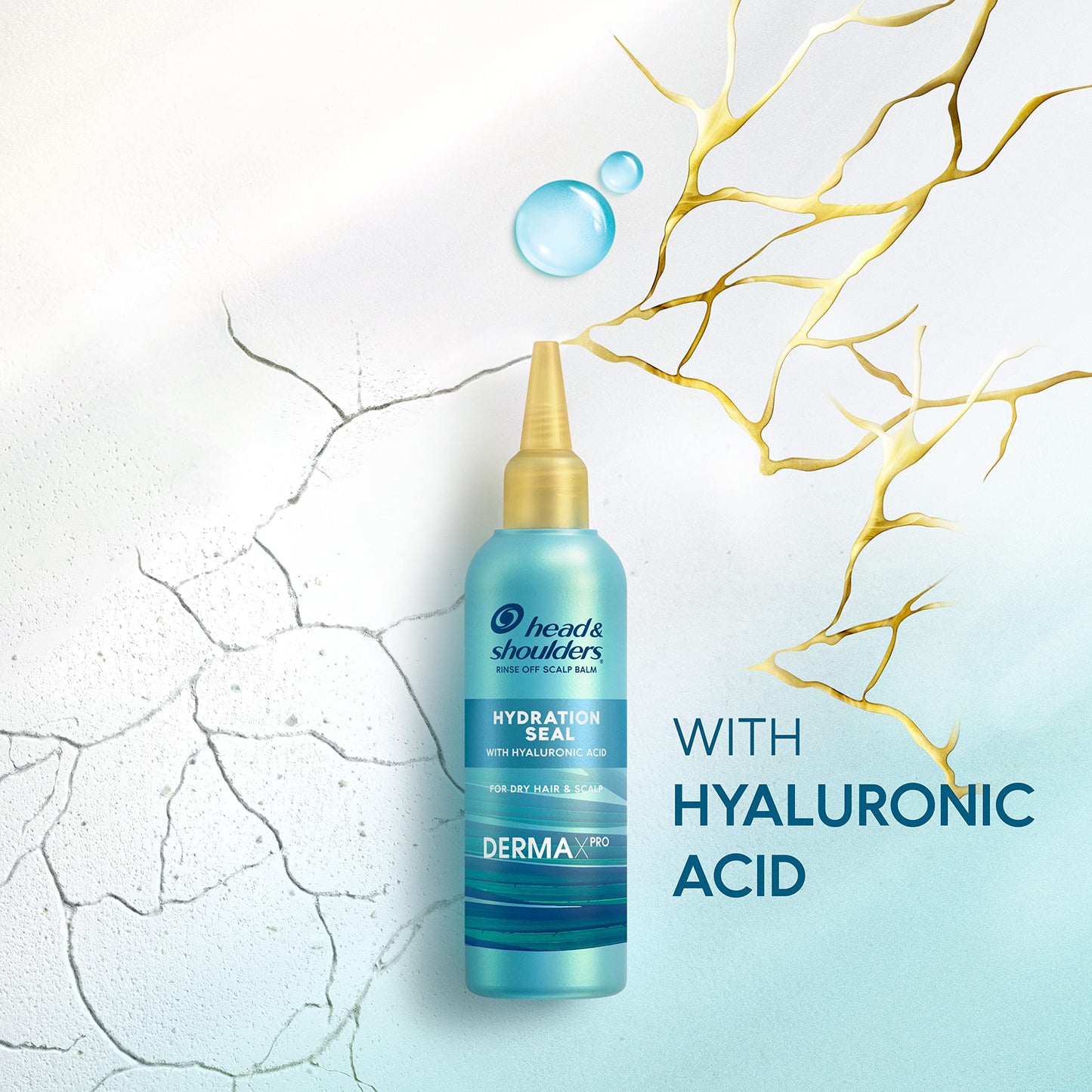 Head & Shoulders DERMAXPRO Anti-mjällbehandling för hårbotten, 145 ml, med aloe vera och hyaluronsyra, återfuktande hårbottenbalsam, hållbar återfuktande 72 timmar för läder