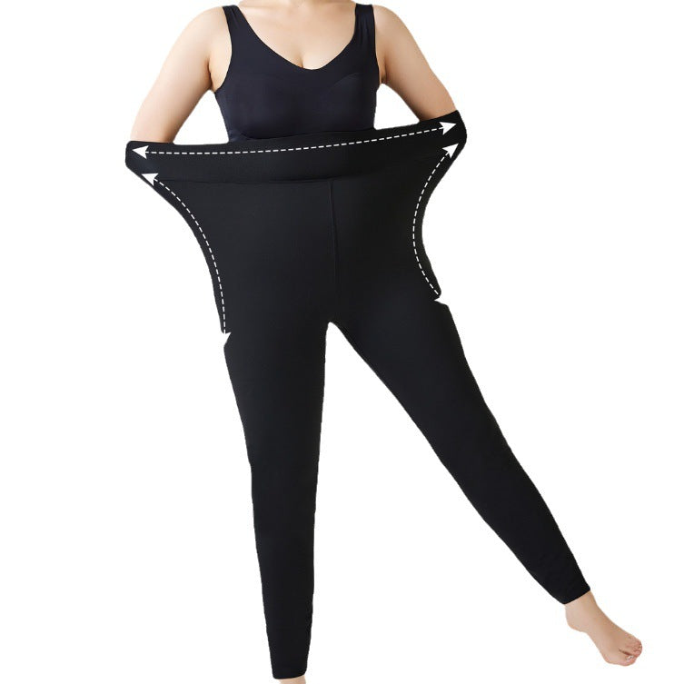 High Waist Hip Lifting And Belly Contracting Outerwear Leggings