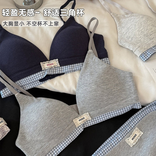 Pure Seduction Triangle Cup Polka Dot Wireless Comfort Bra