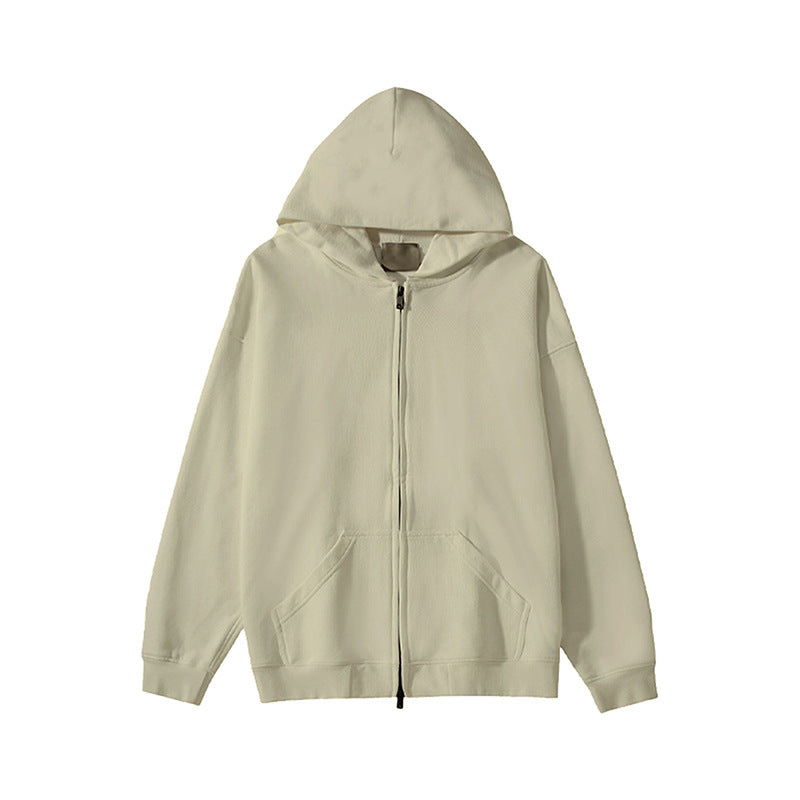 Men's Fashion Brand Thickened Zipper Hood Coat