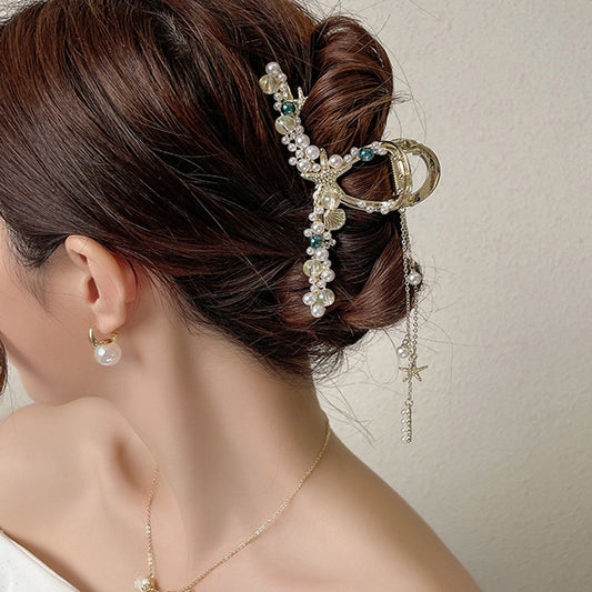 Exquisite Hairpin Female Large Shark Clip