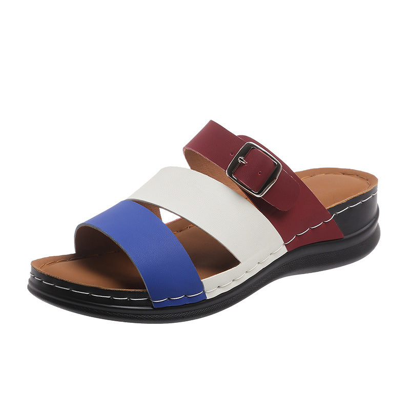 Women's European And American Word Beach Slippers