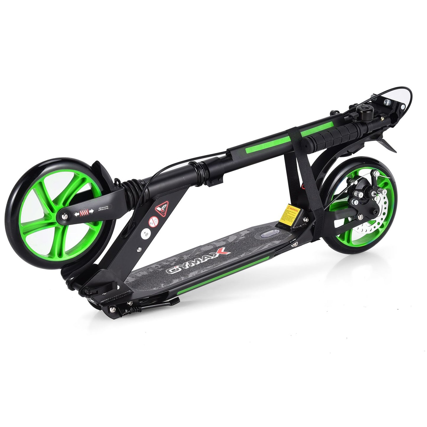 Klappbarer Kickscooter Mit Klingel & Ständer Höhenverstellbarer Scooter Roller Tretroller
