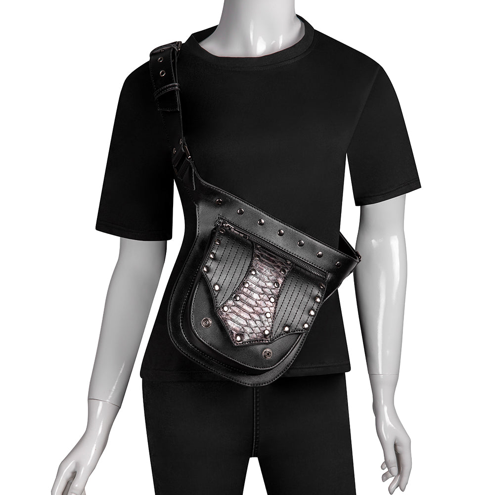 Steampunk Women's Shoulder Bag Mobile Phone Satchel