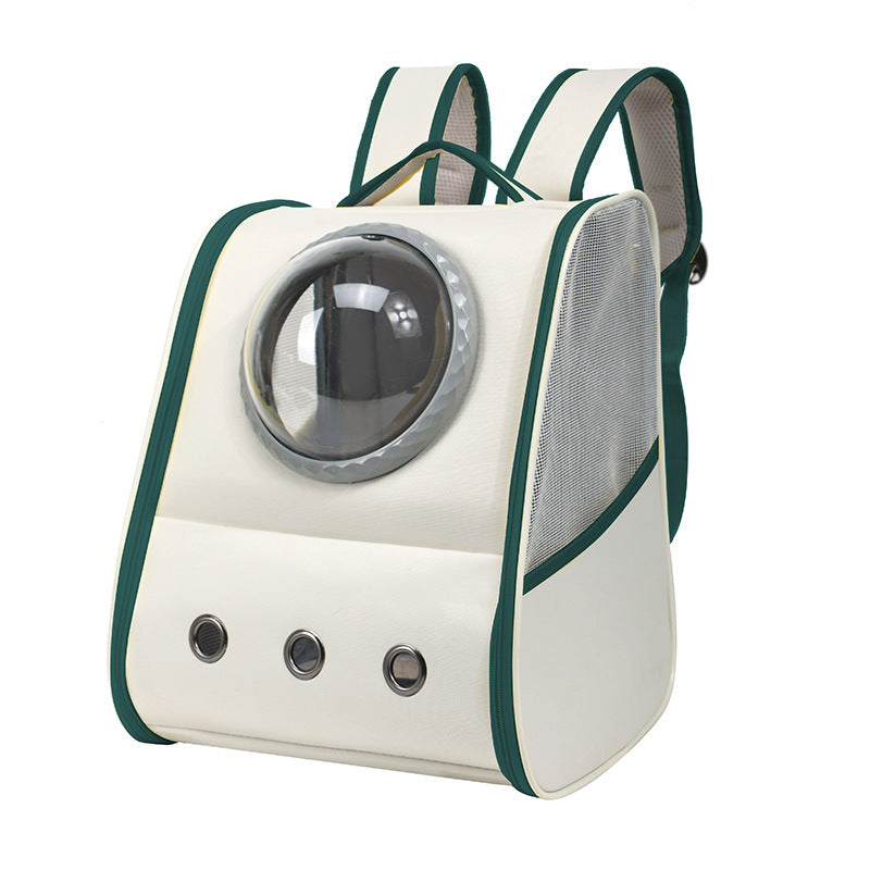 Space Capsule Large Capacity Breathable Pet Backpack For Going Out