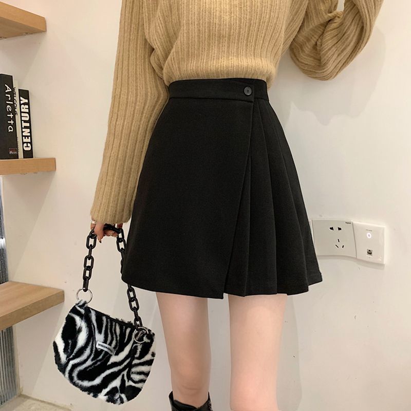 Women's New Slim-fit High-waisted Pleated Skirt