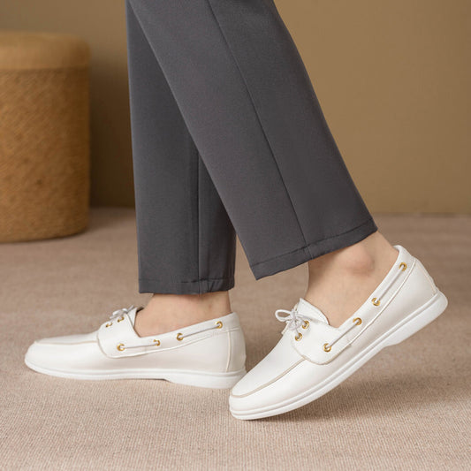 Fall Casual Leather Shoes Men's British Style Simple