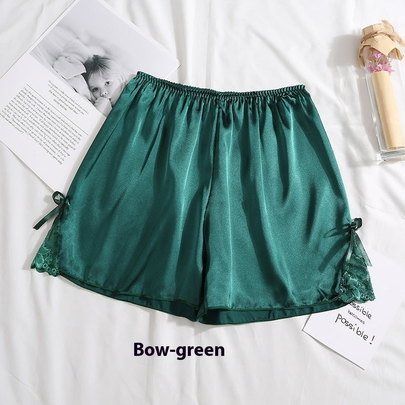 Bow Silk Anti-exposure Bottoming Afslappede Bukser
