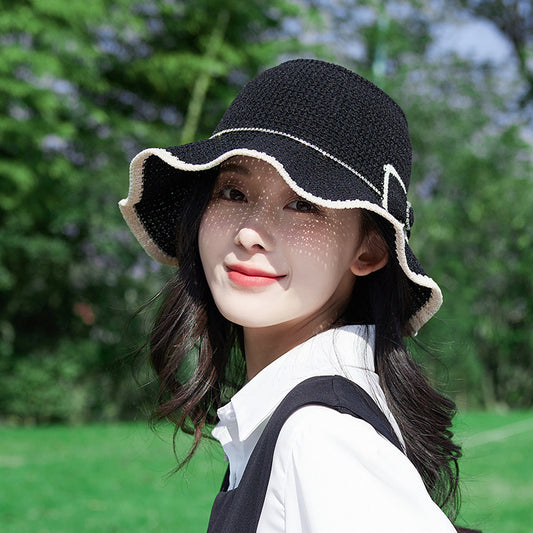 Fashion Sunscreen Sun Hat Ladies Bow