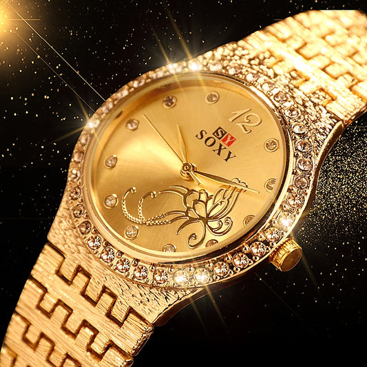 Flower Butterfly Exquisite Casual Ladies Watch Female Clock