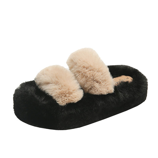 Parallel Bars Platform Slippers Women's Fashion Home