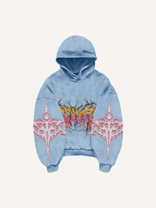 Mode Afslappet Trykt Polyester Sweater