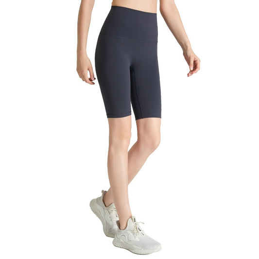 Nylon High Waist Lift Shorts Tight Sports