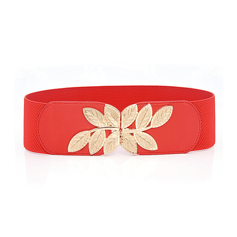 Palace vintage engraving leaf belt