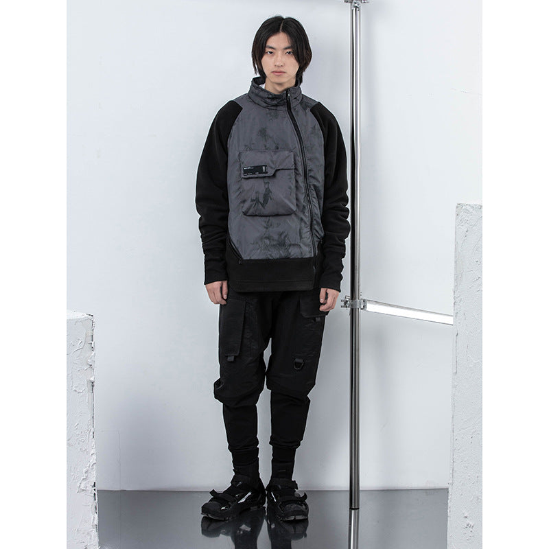 Fleece Jacket Loose Hooded Jacket Men