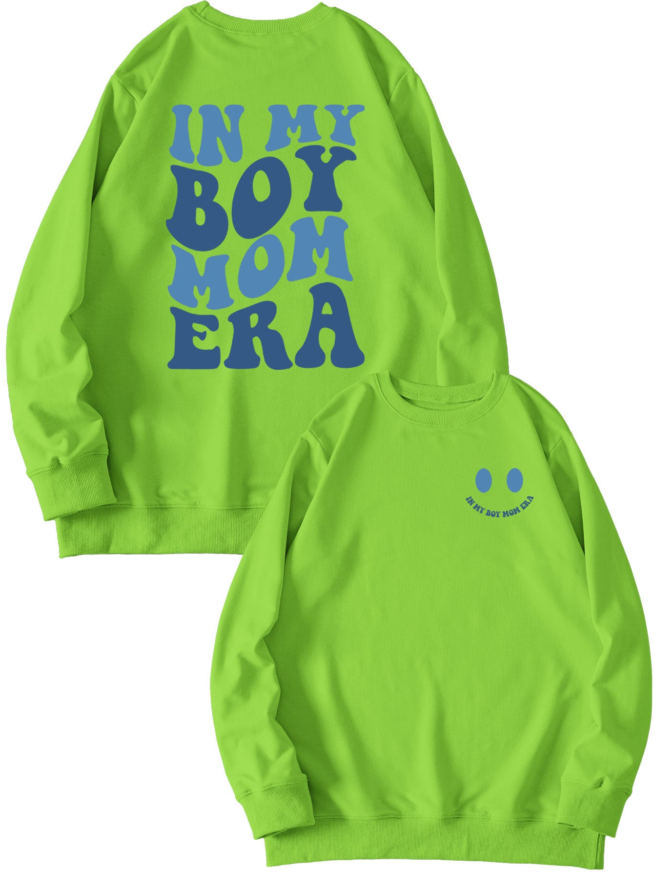 Double-sided Printed Pullover Sweatshirt Long-sleeved Shirt