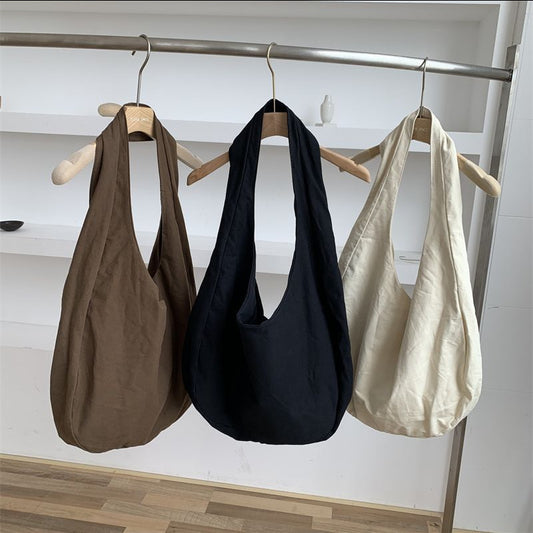 Simple Retro Large Capacity Women's Canvas Bag