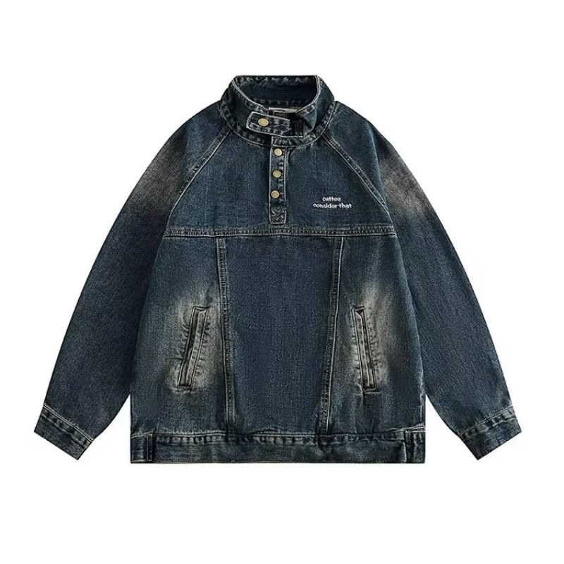 Men's And Women's Loose Leisure Workwear Coat