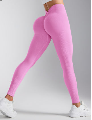 Nude Feel Yoga Pants High Waist Pocket Quick-drying