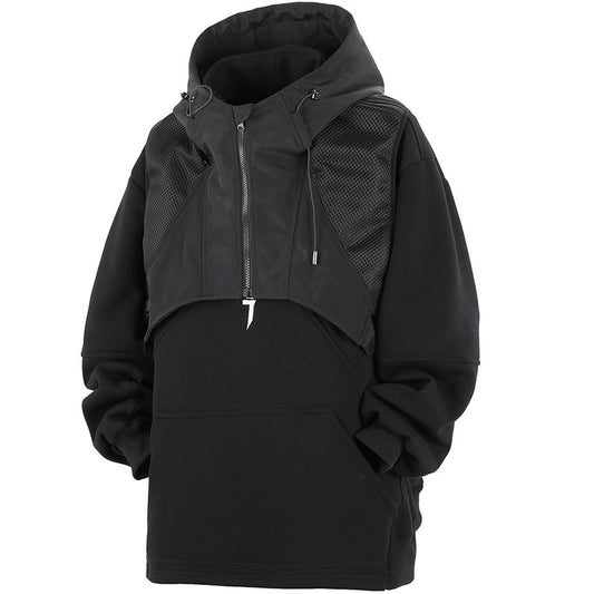 Dark Function Vest Sweatshirt Loose Leisure Suit