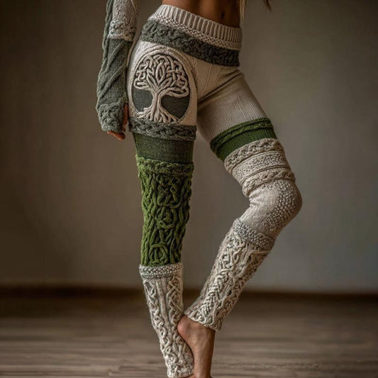 Womens 3D Digital-Print Sports Yoga Pants