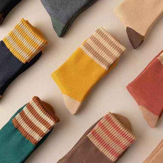 Women's Fleece-lined Terry Socks Mid-calf