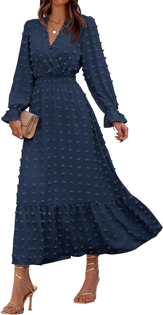 Elegant Cross-Border Fit-and-Flare Jacquard Dress