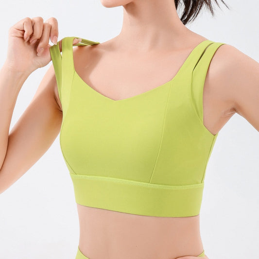 High-impact Resistant Fake Two-piece Fitness Yoga Vest