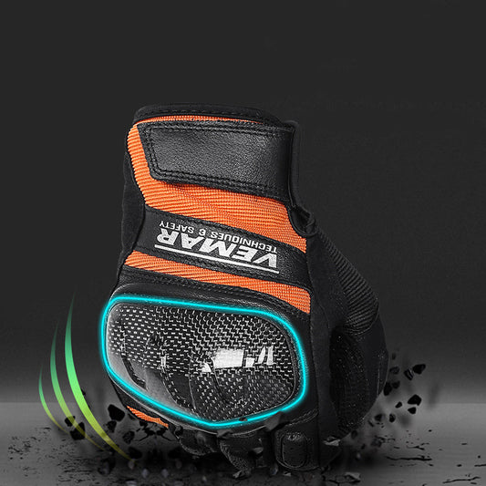Men's Shock Resistant Carbon Fiber Cycling Gloves