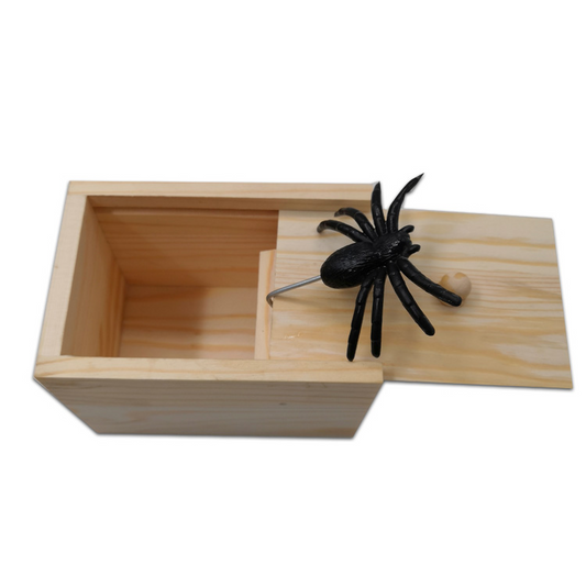 Prank Inset Wooden Scare Box