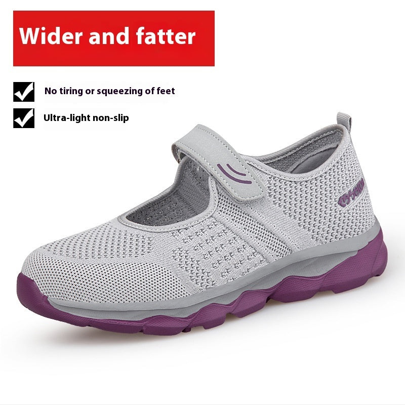 Soft-soled Square-mouth Cloth Shoes For Hallux Valgus