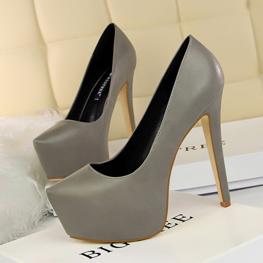 High Heeled Shoes Thin Heeled Women's Shoes Hate Sky High