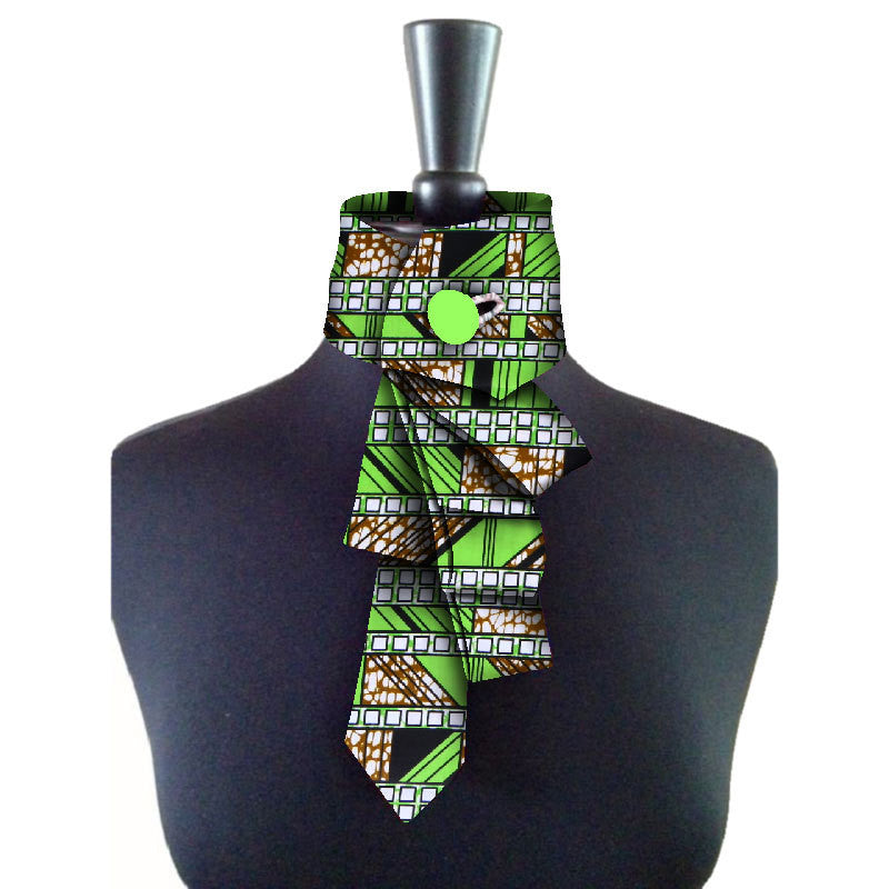 African women's bow collar